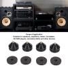 Aluminum Alloy Speaker Isolation Feet Pads, High Stiffness Amplifier Spike Isolation Feet Mat for CD DVD Players, Subwoofer, DAC, Three Band Equalizer, 4PCS Speaker Isolation view 2