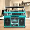Supersonic SC-3201BT 4 Band Radio & Cassette Player Boombox, Bluetooth Speaker, AM/FM/SW Radio with MP3 Playback, USB & SD Card, 3 Band EQ and Earphone Jack. (Teal) view 2