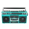 Supersonic SC-3201BT 4 Band Radio & Cassette Player Boombox, Bluetooth Speaker, AM/FM/SW Radio with MP3 Playback, USB & SD Card, 3 Band EQ and Earphone Jack. (Teal) view 3