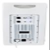 Rockville TITAN SLIM D8 White Powered Subwoofer, Dual 8" Woofers, 400W RMS/1600W Peak, 122dB SPL, Stackable, Vertical/Horizontal Mount, Bass Boost, XLR/RCA Inputs, Compact Plywood, Ideal for DJ/Live view 2