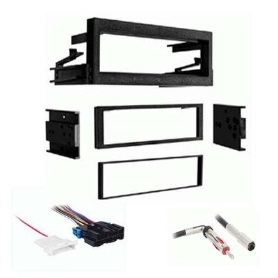 Single DIN Car Stereo Installation Kit for 2002 Chevy Avalanche - Factory Amp Compatible