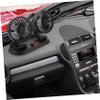 SWOOMEY Car Double- Fan Portable Cooling Fan for Vehicle Air Circulation Usb Powered for Office Strong Wind for Hot Days Easy to Install view 3