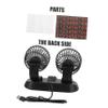 SWOOMEY Car Double- Fan Portable Cooling Fan for Vehicle Air Circulation Usb Powered for Office Strong Wind for Hot Days Easy to Install view 4