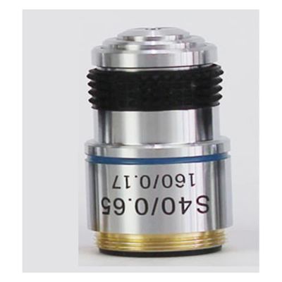 Microscope Observation 4X 10X 40X 100X Achromatic Objective Lens RMS 20.2mm for Biological Microscope(40X)
