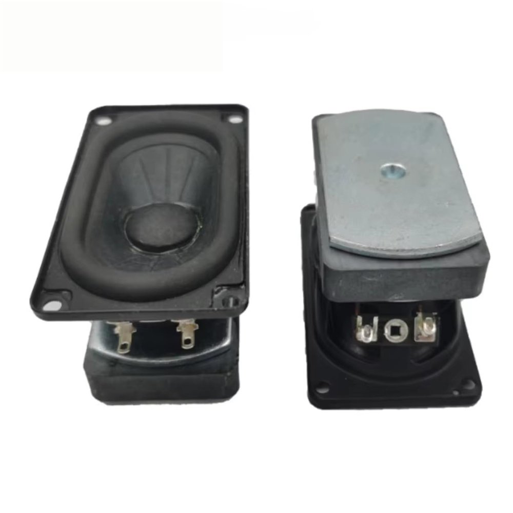 HDFJHSCN 2Pcs 4480 Subwoofer Speaker 4 Ohm 15W Rectangular Sound Music Super Bass Speaker Audio Home Theater HiFi Loudspeaker