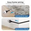 Dutevolns Ultra Thin Cat 6A Ethernet Cable 3.3 Feet 2Pack, Flexible & Slim Rj45 Cat6a LAN Cord, 10Gbps 550MHz Cat6 Network Cable for Pc, Router, Windows (White) view 4