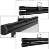 BEVUPAAERE 30" 40" 50" 60" 72" Projector Screen Manual Pull Down Projection Screen 3D 4K HD Movie Screen for Indoor Outdoor 4:3 16:9 Format(30" 16:9) view 4