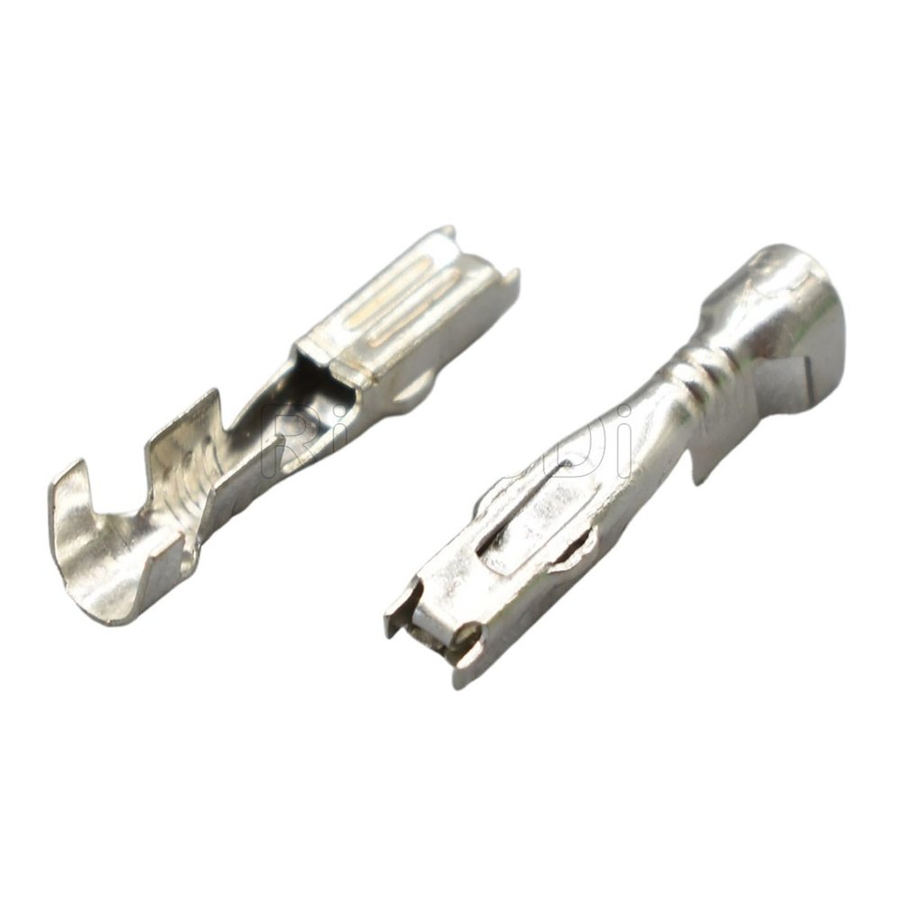 100Pcs Brass Pre-tin Plated Female Crimp Terminals Splice Pins Connectors 171662-1 DJ621F-1.8A