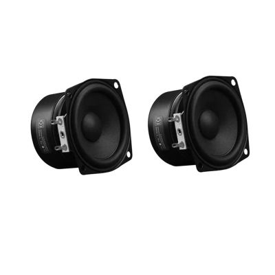 HDFJHSCN 2Pcs 2.68 Inch Audio Full Range Speakers 4/8 Ohm 15W HiFi Double Magnetic Music 68MM Sqaure Loudspeaker DIY Home Theater(100 Pack|Light Pink,8 Ohm 15W)