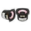 HDFJHSCN 2Pcs 2.68 Inch Audio Full Range Speakers 4/8 Ohm 15W HiFi Double Magnetic Music 68MM Sqaure Loudspeaker DIY Home Theater(100 Pack|Light Pink,8 Ohm 15W) view 4