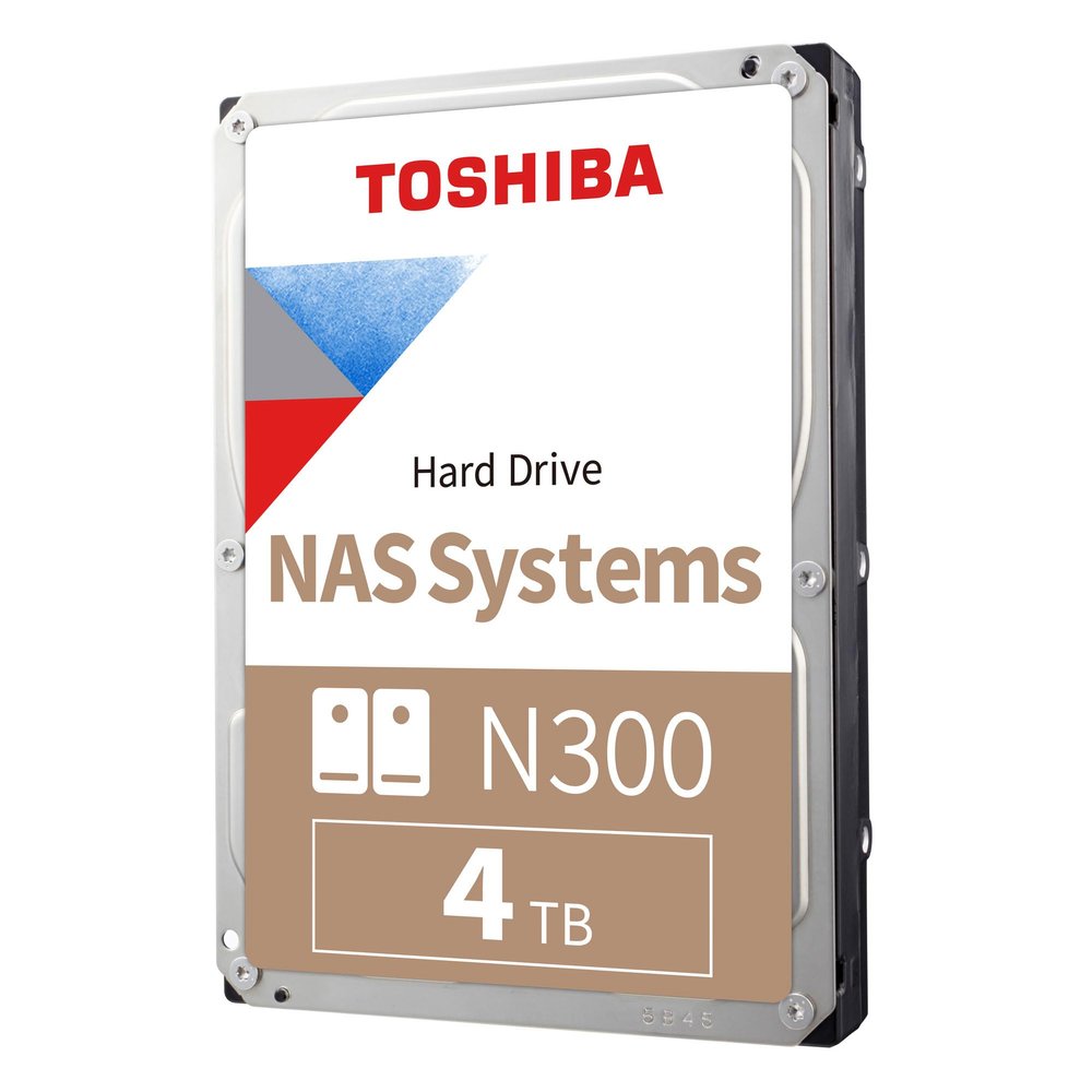 TOSHIBA N300 Internal Hard Drive 4 Tb 7200 RPM 512 Mb 3.5" Serial, W129162308 (7200 RPM 512 Mb 3.5 Serial Ata Iii)