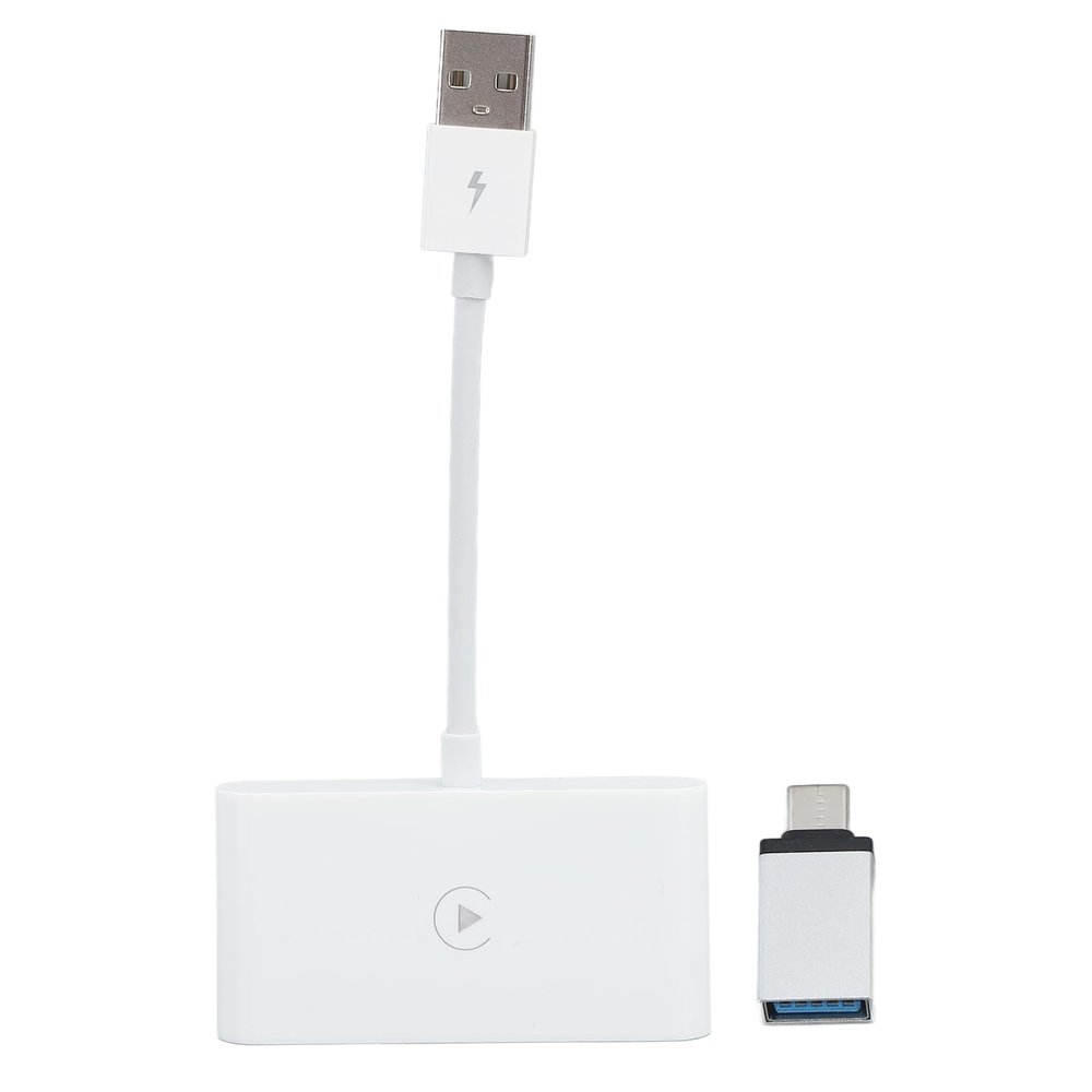 Jauarta Car Wireless Wired to Wireless Car Wireless Dongle for Cars from 2016 for iOS 10 and (White)