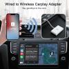 Jauarta Car Wireless Wired to Wireless Car Wireless Dongle for Cars from 2016 for iOS 10 and (White) view 4