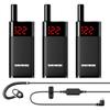 SINORISE Mini Walkie Talkies 3 Pack, Push-to-Talk 2 Way Radios with Earpiece, Rechargeable Compact Design, Clear & Reliable Communication for Team & Outdoor Use view 1