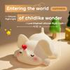 Cute Love Elephant Night Light For Kids, LED Squishy Nursery Lamp Warm Brightness For Breastfeeding , 3 Level Dimmable Soft Nightlight For Room Decor, Rechargeable Lamp Funny White Elephant Gifts view 2