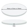Microscope Stereo Microscope 90mm 95mm 100mm Round Clear Working Stage(Diameter 100mm) view 2
