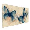 Cyan Mouse Pad 32 x 12 in, Butterfly Gaming Mouse Pad, Large Mouse Pad, Desk Mat with Stitched Edges, Mousepad with Non-Slip Rubber Base, for Office Desk Accessories and Gaming Desk Accessories 6-P-F view 1