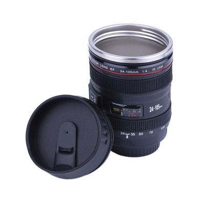Camera Lens Coffee Mug, Stainless Steel Lens Mug Camera Lens Travel Stainless Steel Insulated Cup