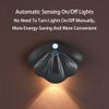 Door Lock Light, Portable Keyhole Wireless Motion Detector Front Door Lock Light, Shell Shaped Smart Led Human Body Induction Light Above Door Key Lock, Doorhandle Key Light Motion Sensor (2, White) view 3