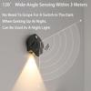 Door Lock Light, Portable Keyhole Wireless Motion Detector Front Door Lock Light, Shell Shaped Smart Led Human Body Induction Light Above Door Key Lock, Doorhandle Key Light Motion Sensor (2, White) view 4