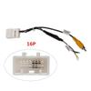 16Pin Retain OEM Fatory Car Parking Reverse Backup Rearview Camera Video Cable Converter Adapter Plug for Hyundai Kia view 3