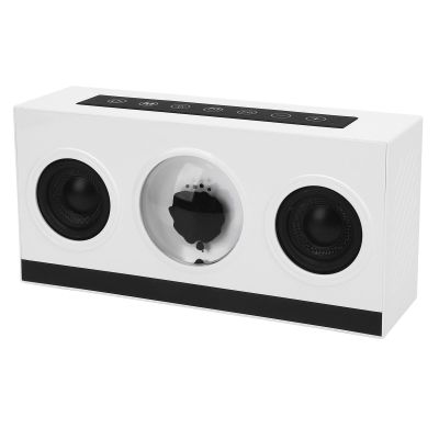 Bewinner Ferrofluid Music Visualizer - Dancing Sound Sensitive,Magnetic Fluid BT Speaker,Dancing Ferrofluid with Music Rhythm,BT 5.3 Music Speaker with Colorful Light (White)