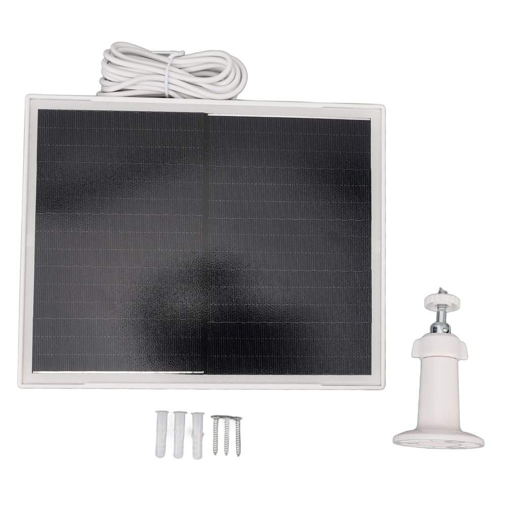 Solar Wall Panel Climate Low Power Consumption Type C Solar Charging Panel 10W 5V for Doorbell Security Camera