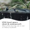nwm GO Wireless On-Ear Speakers (Open Ear Earphones) Sound Leakage suppressed (PSZ Technology - Bone Conduction Alternative) Designed in Japan | Fog Black view 4