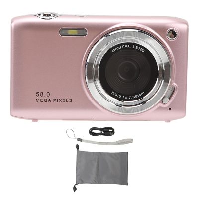 Digital Camera 2.88 Inch Screen 58MP 4K HD Camera 16x Zoom Fixed Macro Timed Photography Digital Video Camera Compact Small Camera for Students Boys Boys
