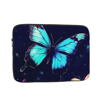 Butterfly Laptop Bag 15 inch Business Briefcase Gifts for Men Women Water Resistant Laptop Sleeve Carry On Laptop Case Shockproof Protective Computer Bag Notebook Case