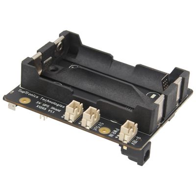 Geekworm X1205 5V UPS HAT Shield for Raspberry Pi 5|Max 5.1V 6A Output|Wide 9-18V Input|Auto Power On|Safe Shutdown|Power Loss Detection Function