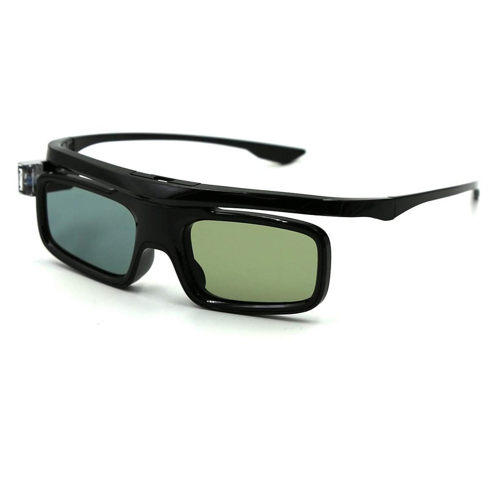 3D Glasses, Active Shutter Rechargeable Eyewear for 3D DLP-Link Projectors Cocar