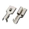 100/50 PCS 6.3 Series 0.4 Thic Brass Tinned Female Crimp Terminal Brass Wire Connector for Car Relay DJ623-E6.3C(50 PCS DJ623-E6.3C) view 4