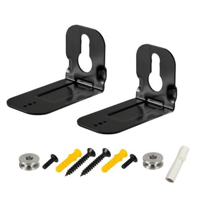XYYORITRIX Wall Mount Bracket for Samsung HW-N950 HW-S40T HW-S41T HW-S60T HW-T400 Speaker Wall Mount Bracket Kit (Black