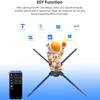 3Dhologramfan, 27.5 Inch Holographic Projector Screwless Led Lights with App and WiFi, Remote Control, and Bluetooth HD LED for Bar, Shop, Halloween, Christmas with 1500 Video Library view 2
