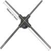 3Dhologramfan, 27.5 Inch Holographic Projector Screwless Led Lights with App and WiFi, Remote Control, and Bluetooth HD LED for Bar, Shop, Halloween, Christmas with 1500 Video Library view 4