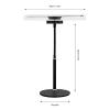 3D Holographic Display Fan Projector 12 Inch 3D Holographic LED Air Fan 1024*1024P HD Hologram Projector Advertising Display with APP & Remote & WiFi for Business, Store, Bar, Holiday, Party Events view 4