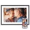10.1'' Frameo WiFi Digital Picture Frame with 7 inch Digital Clock with Date and Time for Elderly view 2