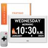 10.1'' Frameo WiFi Digital Picture Frame with 7 inch Digital Clock with Date and Time for Elderly view 3