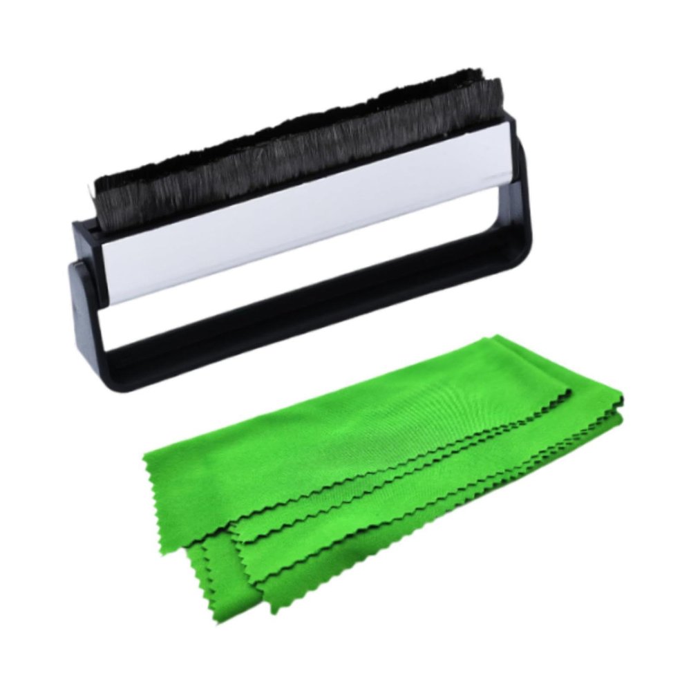 BaotyJie Vinyl Record Cleaner Brush Anti Static Efficient Turntable Accessories Sturdy Dirt and Dust Removal Record Player Accessories