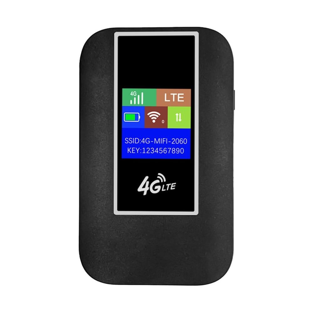 Tassteen 4G LTE Mobile WiFi Router with SIM Card Slot 150Mbps Pocket WiFi Hotspot Portable WiFi Router for Home Office RV Camping E