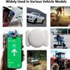 GPS Tracker for Vehicles, 1PCS Tracker Device for Vehicles, Work with Find My (iOS Only), Tracking Devices for Cars Hidden with Magnetic Case, No Monthly Fee (Magnetic (White, 1PCS)) view 2