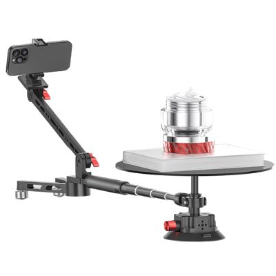 VNATWGOO Professional Photo Video Rotating Camera Slider, for Product Photography, Commercial Video, 360 Degree Photography Spinner