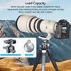ARTCISE Tripod Ball Head Low Profile Tripod Head All Metal Camera Tripod Head 44lbs/20kg Load with Three Arca Swiss Quick Release Plate for Tripod, Monopod, DSLR, Camera view 2