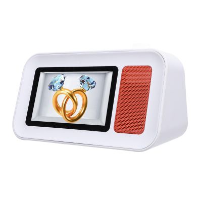 3D Hologram Player - Immersive 3D Holographic Experience, Bluetooth 5.3 HiFi Speaker, Dynamic Floating Lyrics,3D Dynamic Stereo Imaging, 3D Holographic Player