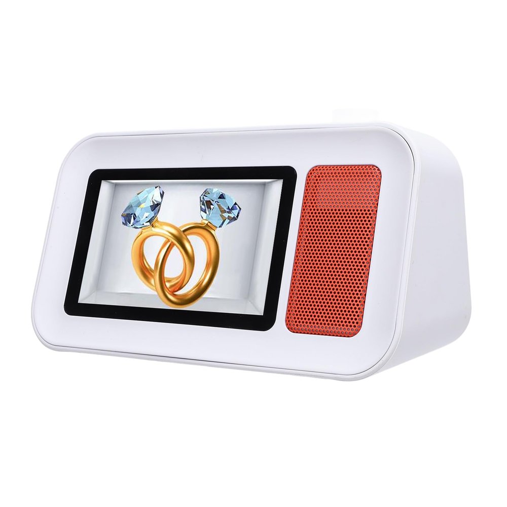 3D Hologram Player - Immersive 3D Holographic Experience, Bluetooth 5.3 HiFi Speaker, Dynamic Floating Lyrics,3D Dynamic Stereo Imaging, 3D Holographic Player