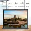 4:3 16:9 4K Portable Screen for Projector, Tabletop Projector Screen Manual Pull Up, Easy Roll Up, Roll Down Movie Screen for Outdoor Indoor, for Home Theater Backyard Party Movie Nights(30 inch,4:3) view 2