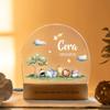 Personalized Night Light for Kids Girls Boys - Custom LED Lamp with Name and Date, Personalized Baby Gifts for Bedroom Toddler Gifts Night Lamp Gifts for Christmas Birthday, Style 8 view 2
