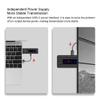 Tassteen 1080P 50M Wireless Receiver Adapter -Compatible Video with LED for Camera Laptop Monitor Projector view 2