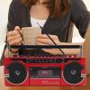 Portable Cassette Player AM FM Radio Stereo - Casette Tape Player Recorder, Retro Cassette Tape Player Recorder with Bluetooth Speaker,Tape Recorder Cassette Player (US Plug) view 2